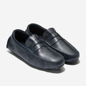 Cole Haan Grand Laser Penny Driver Navy Blazer Size 7.5